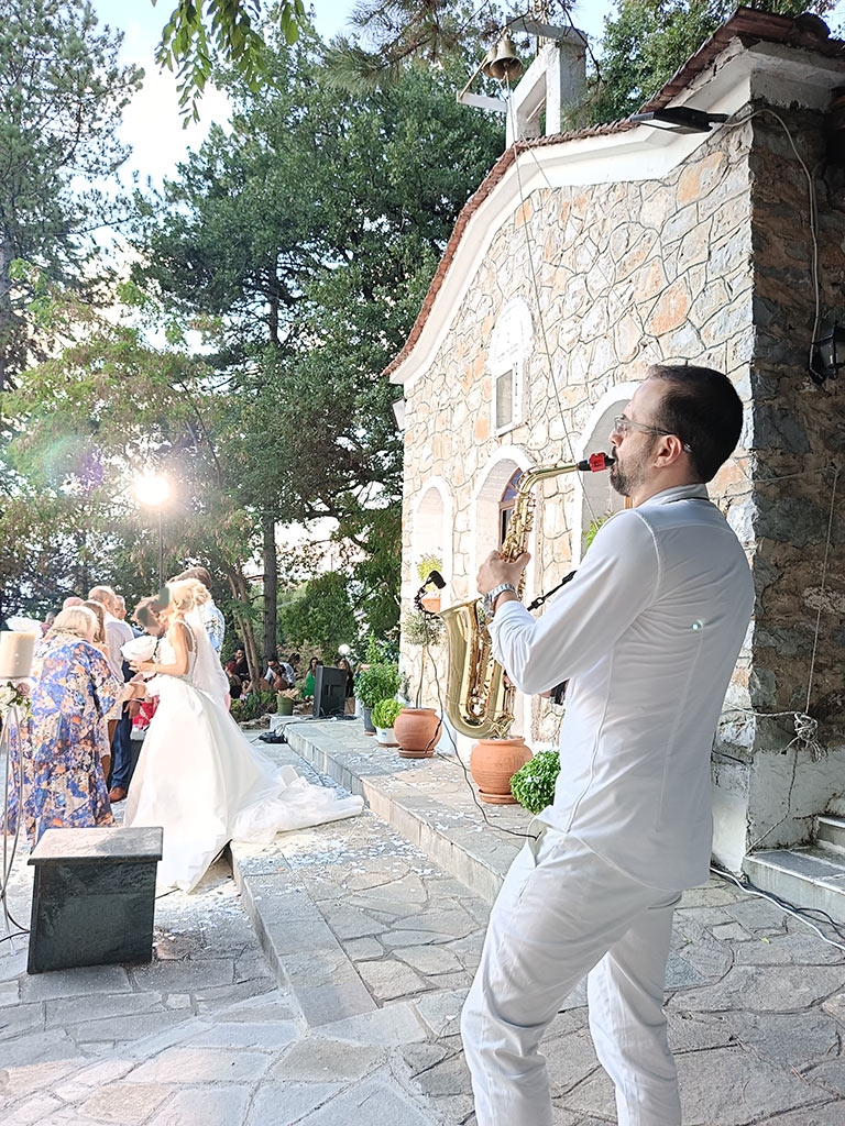 σαξόφωνο για γάμο βάπτιση